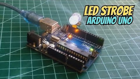 LED Strobe Using Arduino Uno Microcontroller