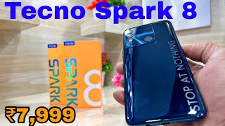 Tecno Spark 8 ⚡ Unboxing || Review || Camera & Video || Faceunlock || Fingerprint || Full Details