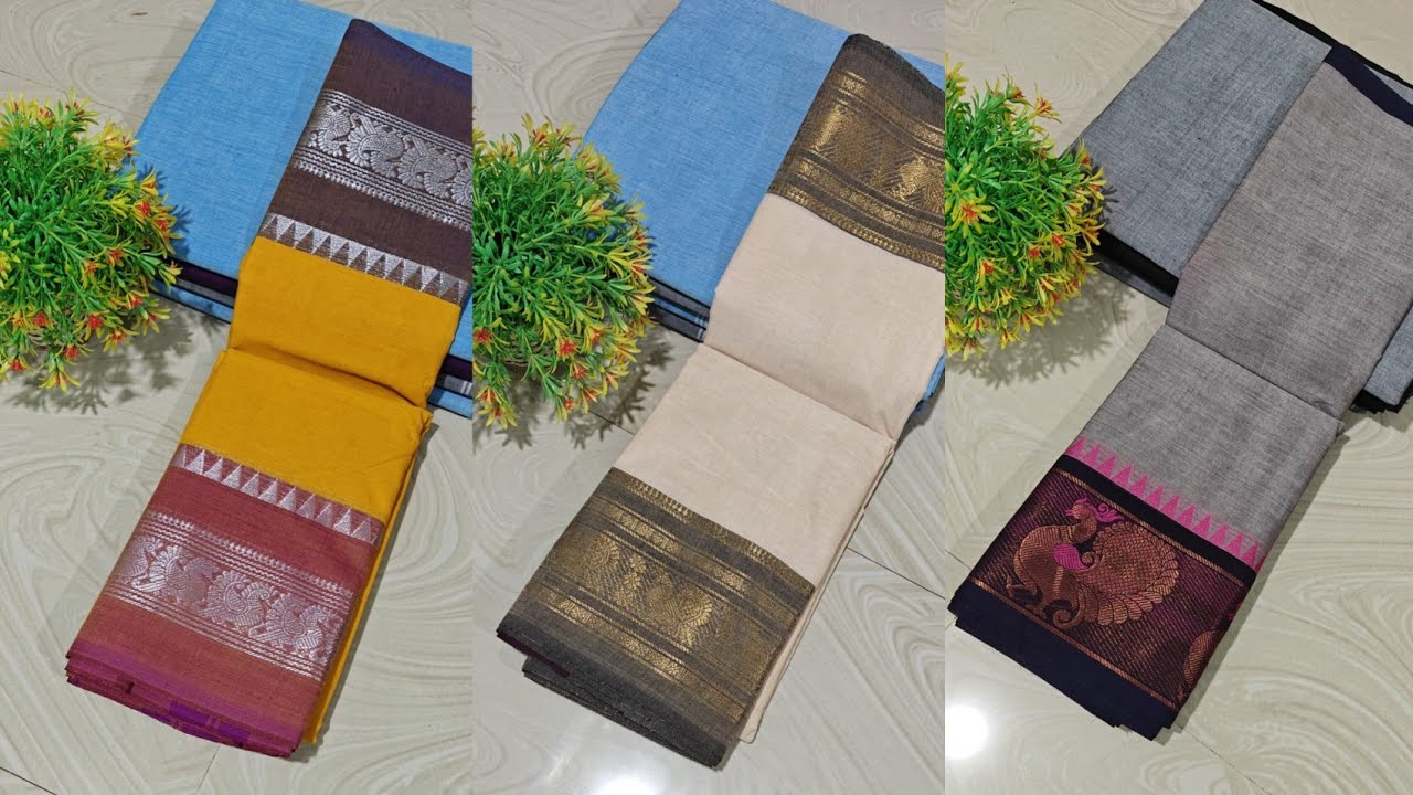Chettinad cotton sarees Rs.680+$ premium quality 