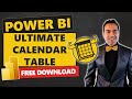 Power bi ultimate calendar table   date table   free download 