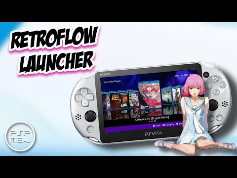RetroFlow Launcher V6.1.0 , 3d Coverflow Like Launcher For PS Vita.
