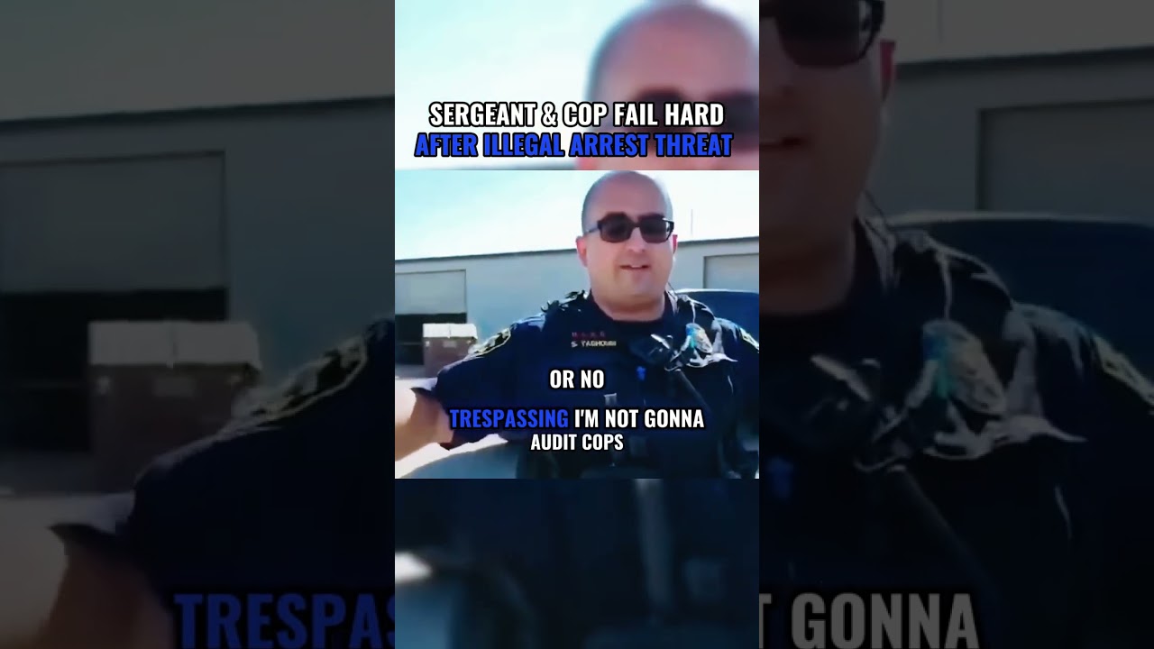 Sergeant & Cop FAIL HARD After Illegal Arrest Threat – First Amendment Audit 