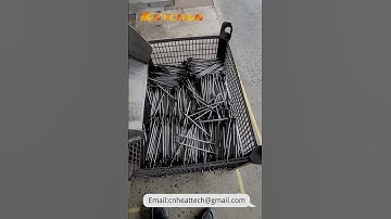 Induction Heat treatment for both ends of shaft