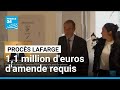 Ref:CJ3ATKi7Cv0 Proc�s lafarge : l'ancien pdg risque six ans de prison, 1,1 million d'euros d'amende requis