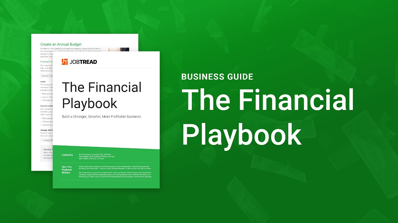 The Financial Playbook Build a Stronger, Smarter, More Profitable