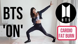 BTS - ‘ON’ CARDIO HOME WORKOUT for Intense Full Body Fat Burn ~ Emi