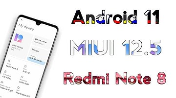 New MIUI 12.5 Update With Android 11 For Redmi Note 8 | MIUI 12.5 Features ? | Dot SM