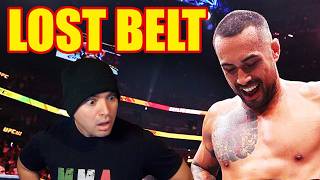 Carlos Ulberg Lost His Championship Belt… Literally