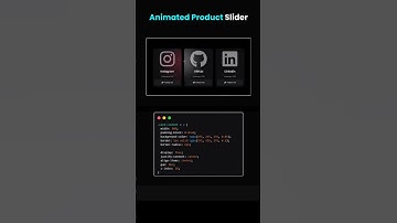 Animated product slider using css #coding #ai #trending
