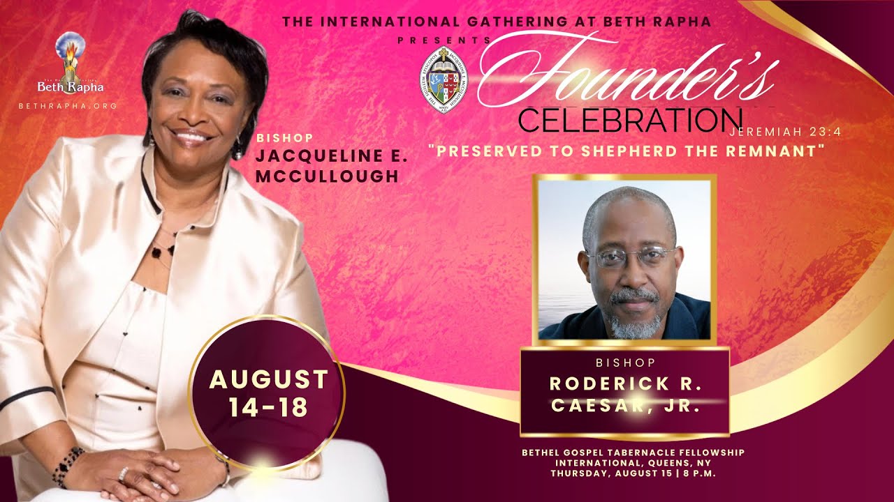 Bishop Roderick R. Caesar, Jr. - 2024 Founder's Celebration - Night 2 ...