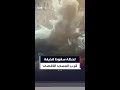لحظة سقوط قذيفة خلال اعتراض صاروخ إيراني قرب المسجد الأقصى