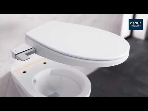 GROHE  Comment installer un abattant lavant WC ? 