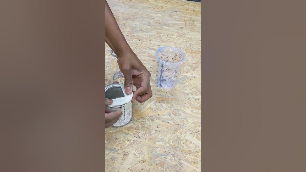 NEVER SPILL PAINT AGAIN! THE TAPE TRICK HACK! Pouring Paint Hack 