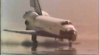 First space shuttle landing Columbia 1981