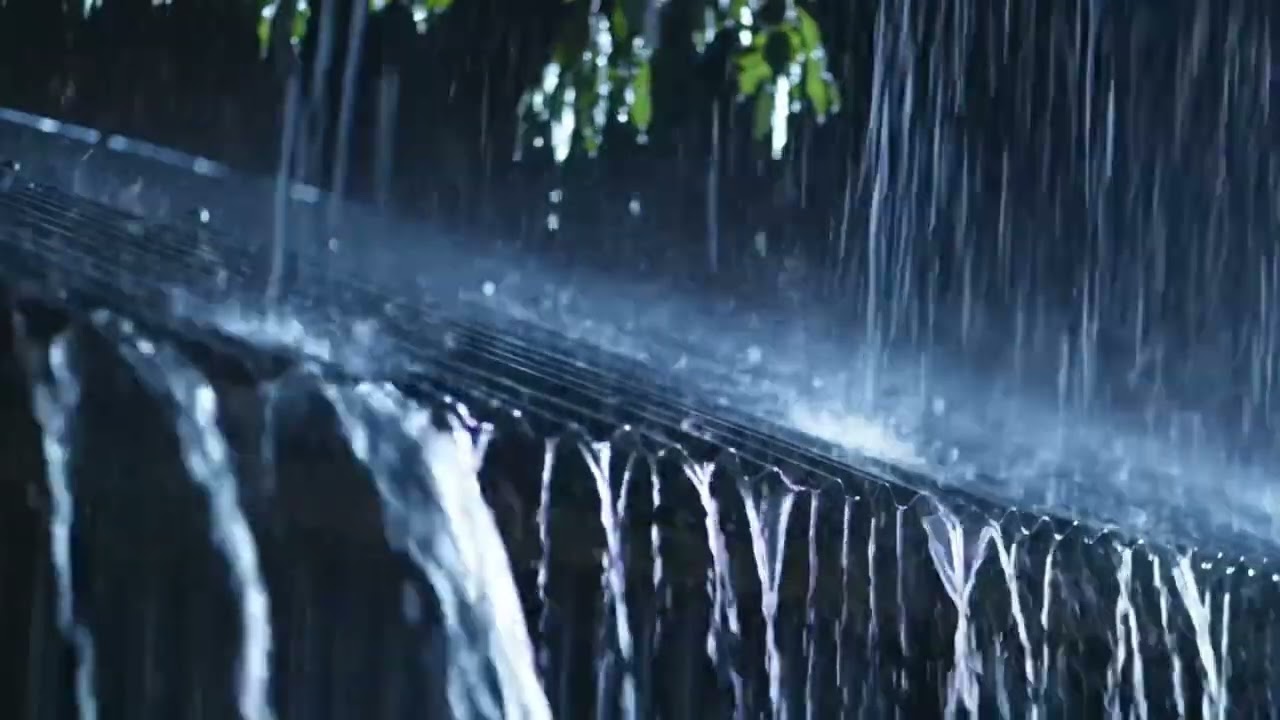 Peaceful Rain Symphony on a Quiet Tin Roof at Midnight, Perfect Ambience for Deep Sleep 327