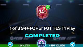 1 of 3 94+ FOF or FUTTIES T1 Player Pick Opened - Cheap Solution & SBC Tips - FC 26