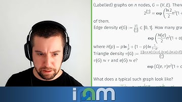 Joe Neeman - Large deviations for triangle densities