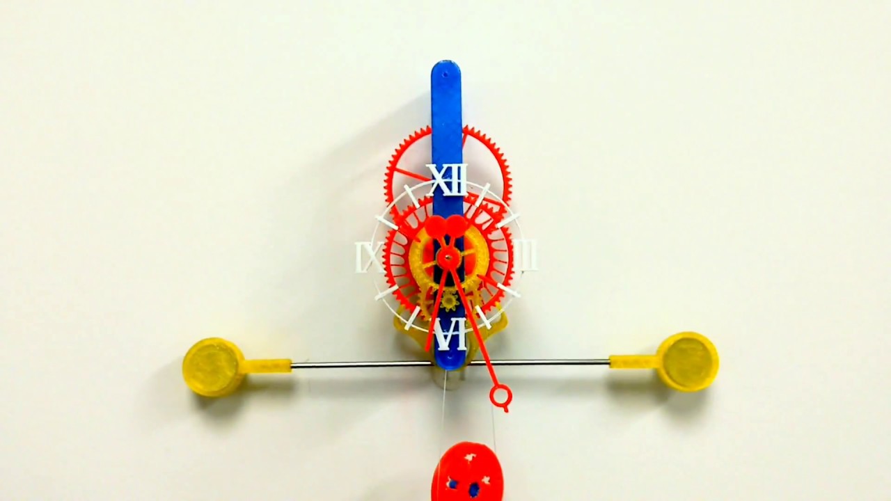 3d printed mechanical clock 3d printed mechanical clock