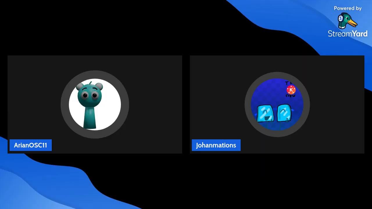 Hanging out with viewers,