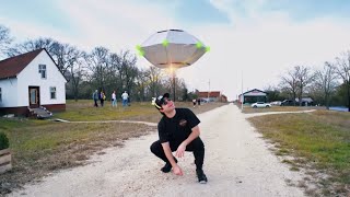 Pranking a Whole Town with a Fake UFO