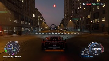 Need for Speed Unbound flying bugatti