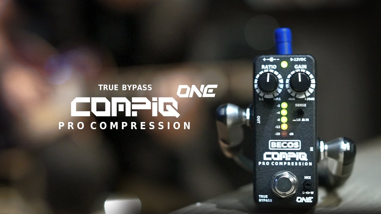 Becos CompIQ MINI ONE Compressor for Bass and Guitar - Guitar Demo