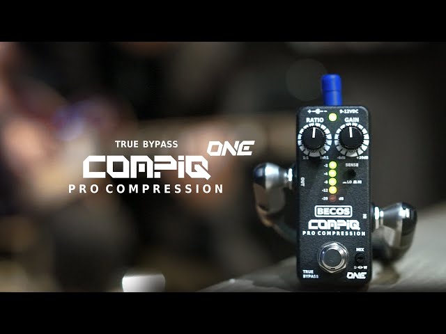 Becos CompIQ MINI ONE Compressor for Bass and Guitar - Guitar Demo - YouTube