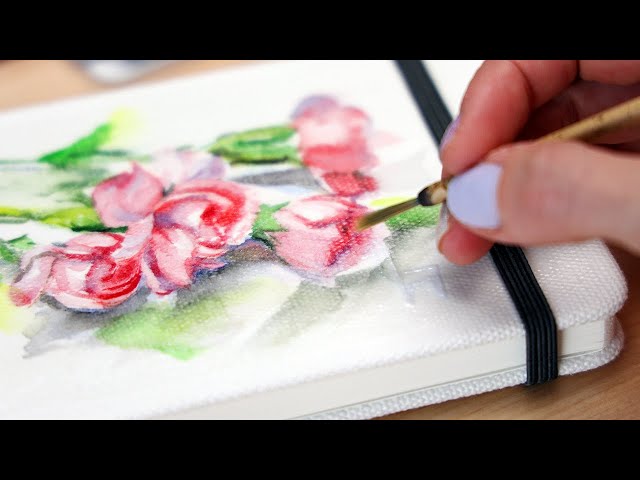 HOW TO PAINT AN @EtchrLab SKETCHBOOK COVER 