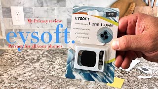 EYSOFT iPhone Privacy Set: Camera Covers - Secure & Face ID Ready