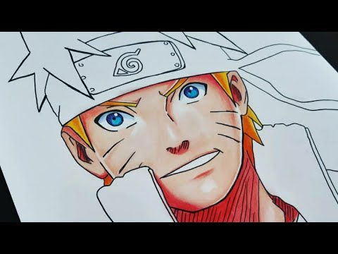 Como Desenhar o Naruto - Passo a passo - Desenhando o Naruto