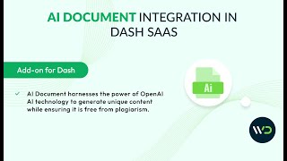 AI Document Integration |  AI Intelligence Simplified with Dash SaaS | Step-by-Step Guide