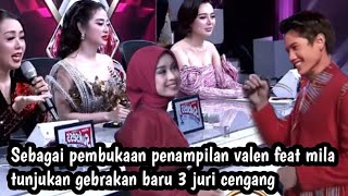 Download Lagu Sebagai pembukaan penampilan valen feat mila tunjukan suasana baru di top 6 malam pertama  MP3