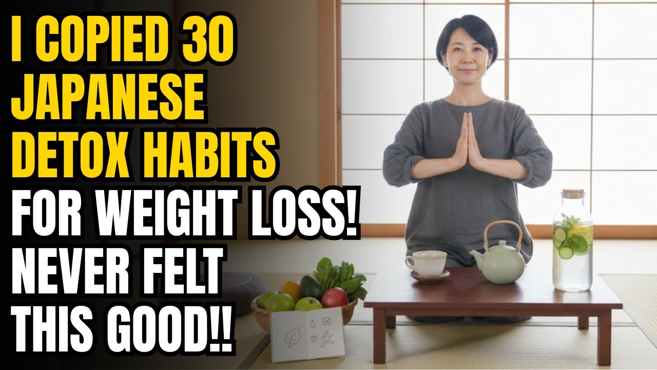 30 JAPANESE Detox Habits for Weight Loss