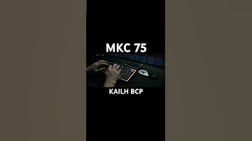 MKC75 #keyboard #mechanicalkeyboard #typing #kailhbcp #mkc75