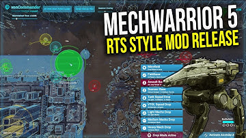 MechWarrior 5 Von Commander... Turning MW5 into an RTS