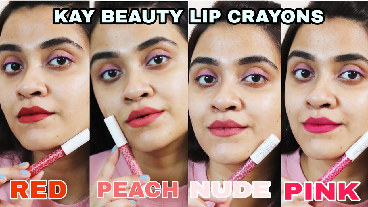 KAY BEAUTY MATINEE LIP CRAYONS SWATCHES & 100 UNSPONSORED REVIEW