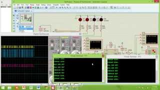 MikroC PIC17F877A serial communication RS232