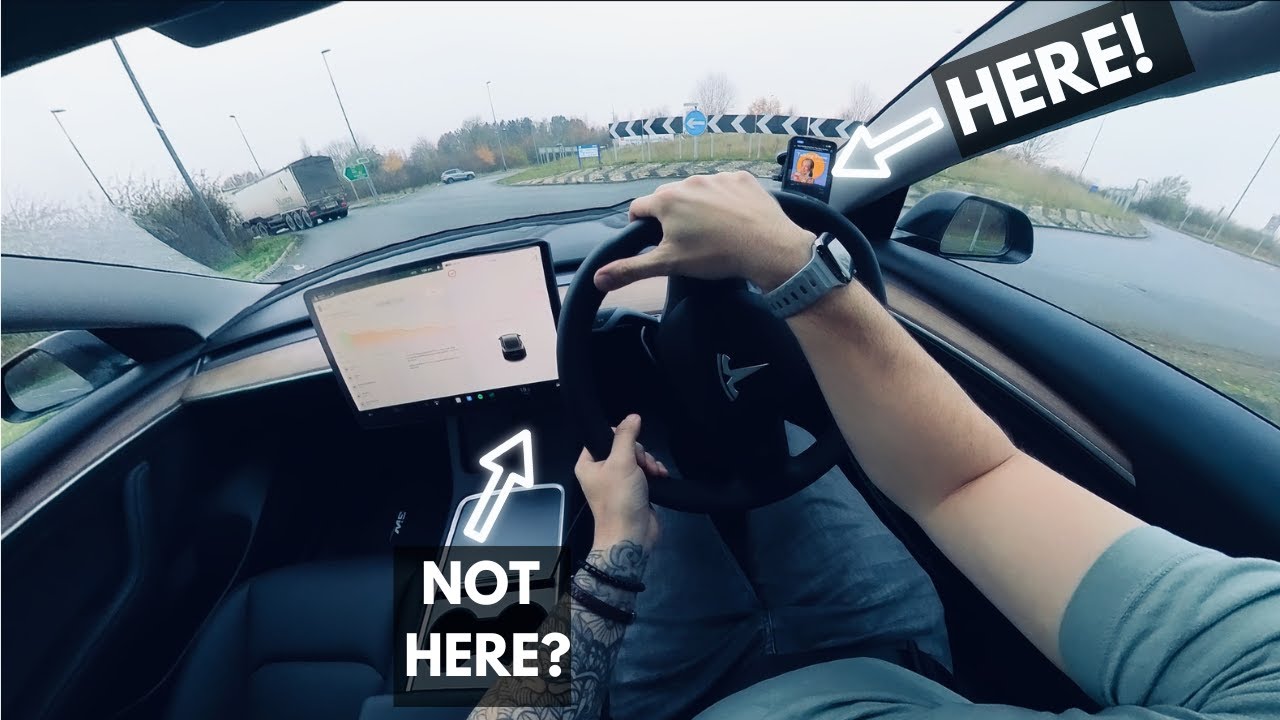 Tesla Drivers, Uncover the Benefits of a MagSafe Phone Holder!
