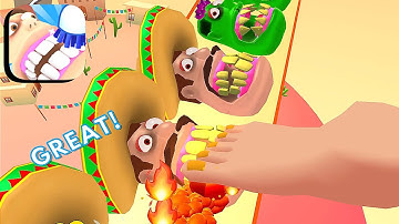 Teeth Runner ​- All Levels Gameplay Android,ios (Part 21)