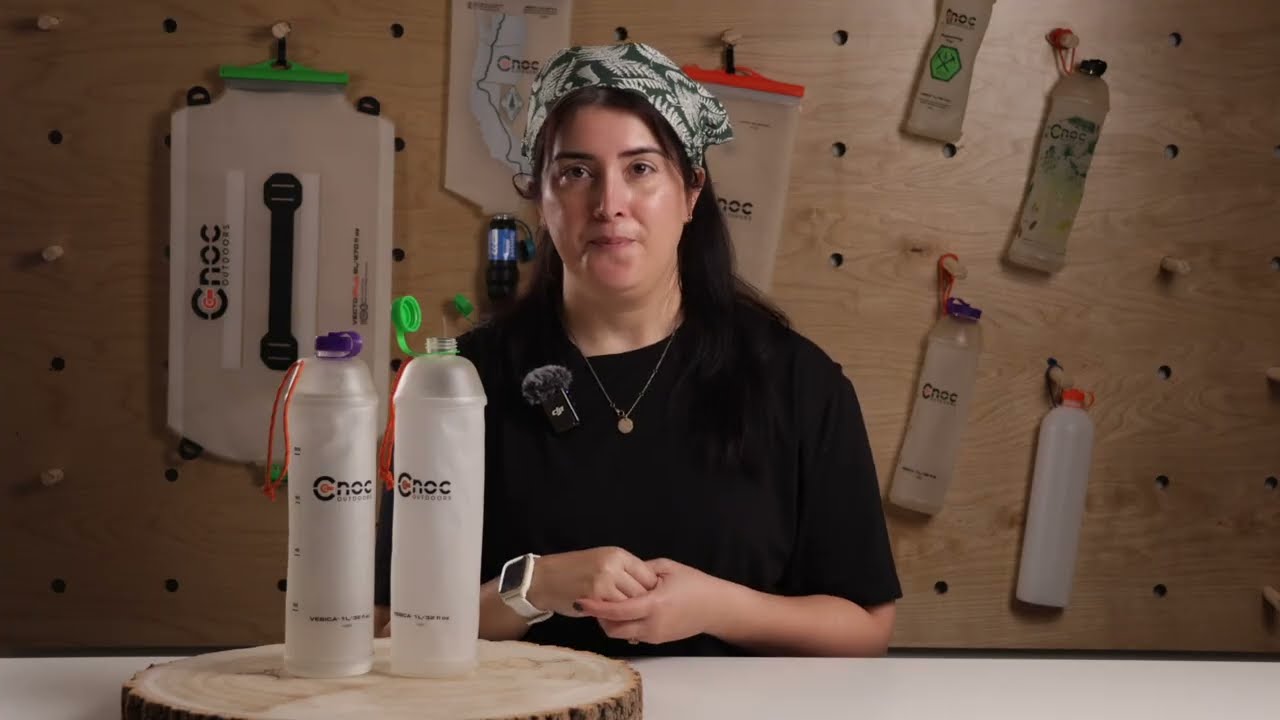 Preview of Cnoc Outdoors 28 mm Vesica 1 L Collapsible Water Bottle - 32 fl. oz. Video