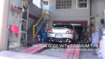 HONDA S2000 AP2 - INVIDIA Q300: OEM CAT & HEADERS: START-UP & MILD LAUNCH