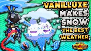VANILLUXE Is NOW THE BEST SNOW SETTER With MEGA GRENINJA In Ranked Battles For Pokémon Champions