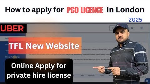 How to apply for Private Hire license London in 2025 | PCO license London 2025 | TFL PCO drivers