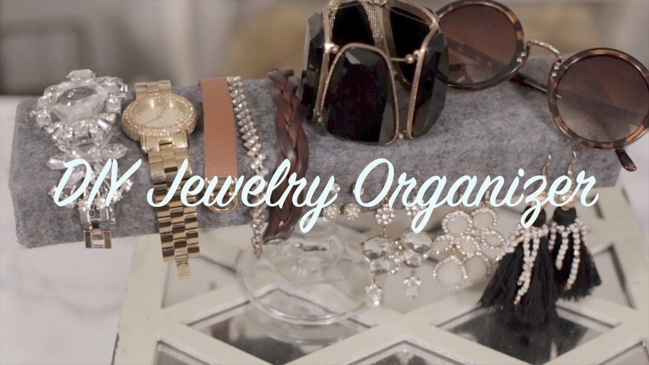 DIY JEWELRY ORGANIZER YouTube