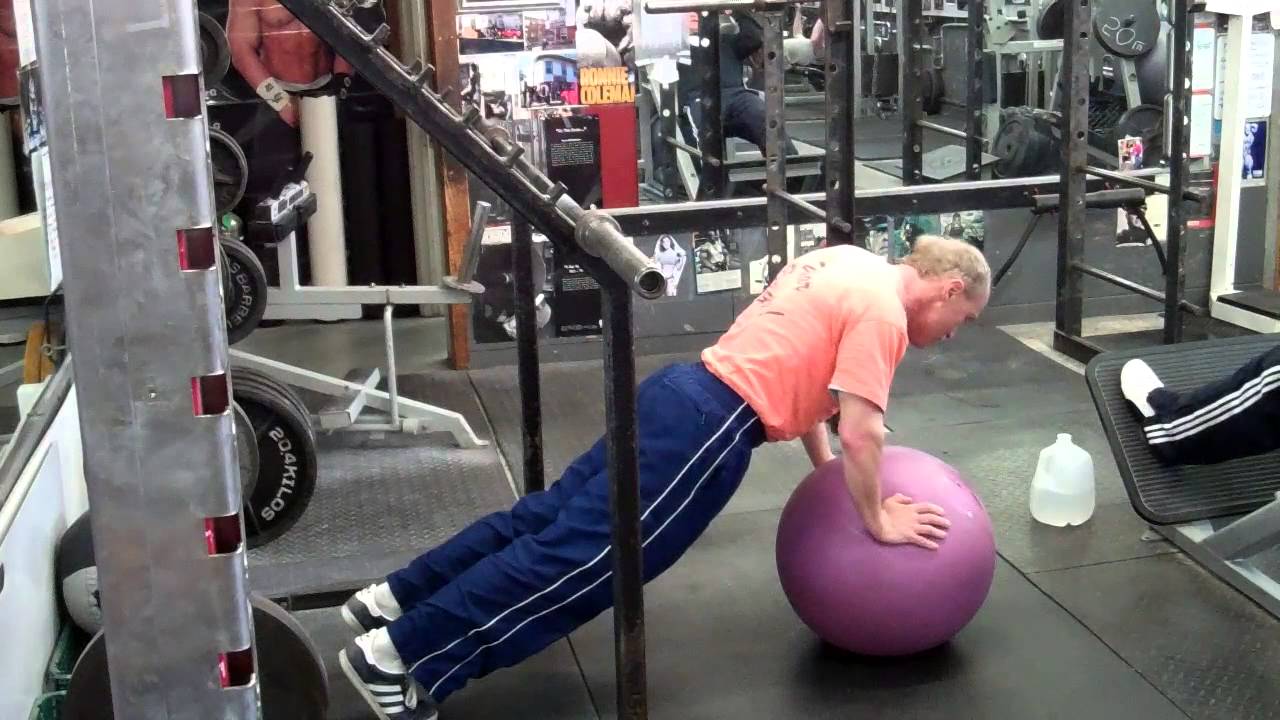 Supine Row, Swiss Ball PushUp, BW Squats YouTube