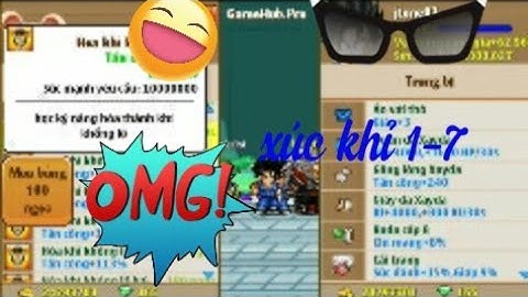Ngọc rồng online - HD cách tải pb hack mod next map và sắm đồ cho acc em nó