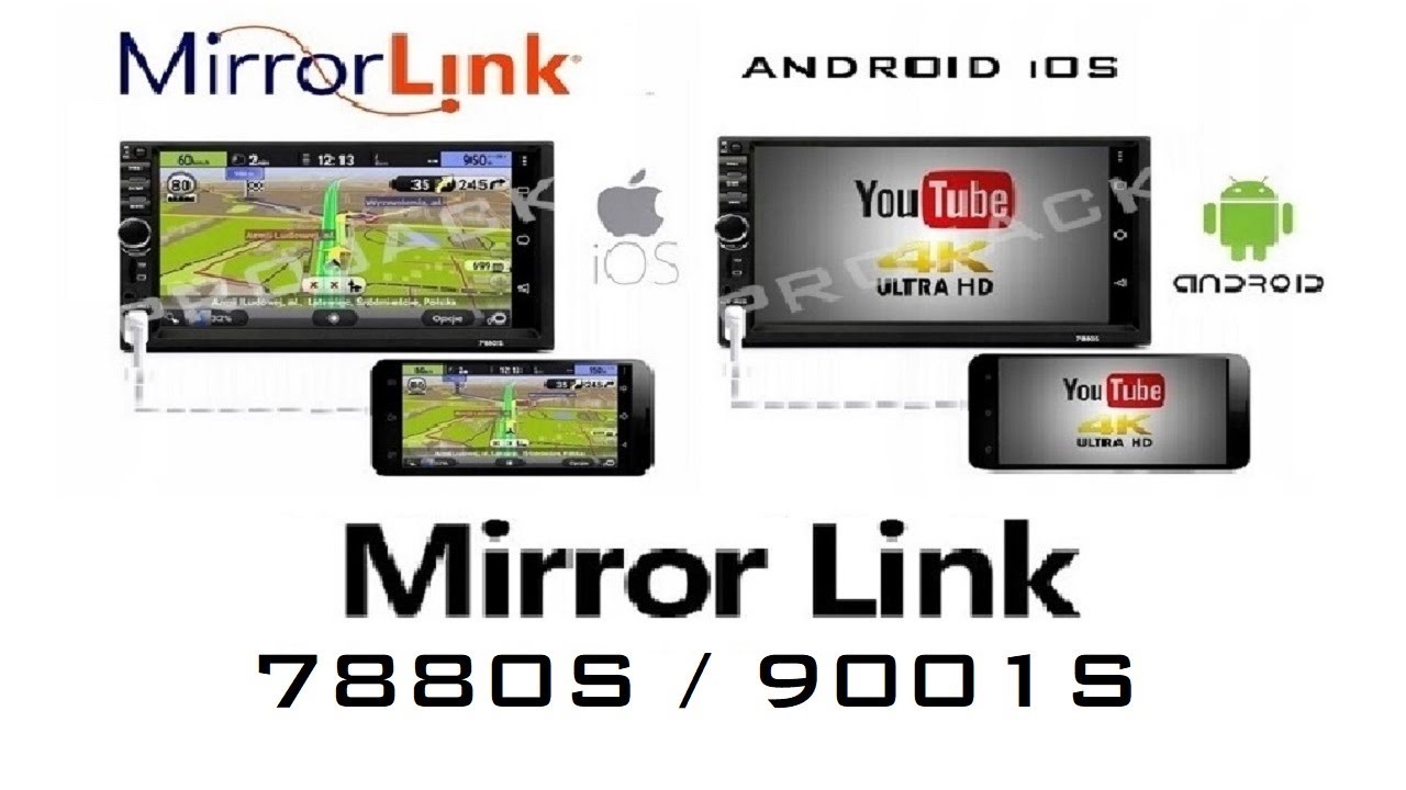 FUNKCJA MIRRORLINK W RADIU 7880S / 9001S - YouTube