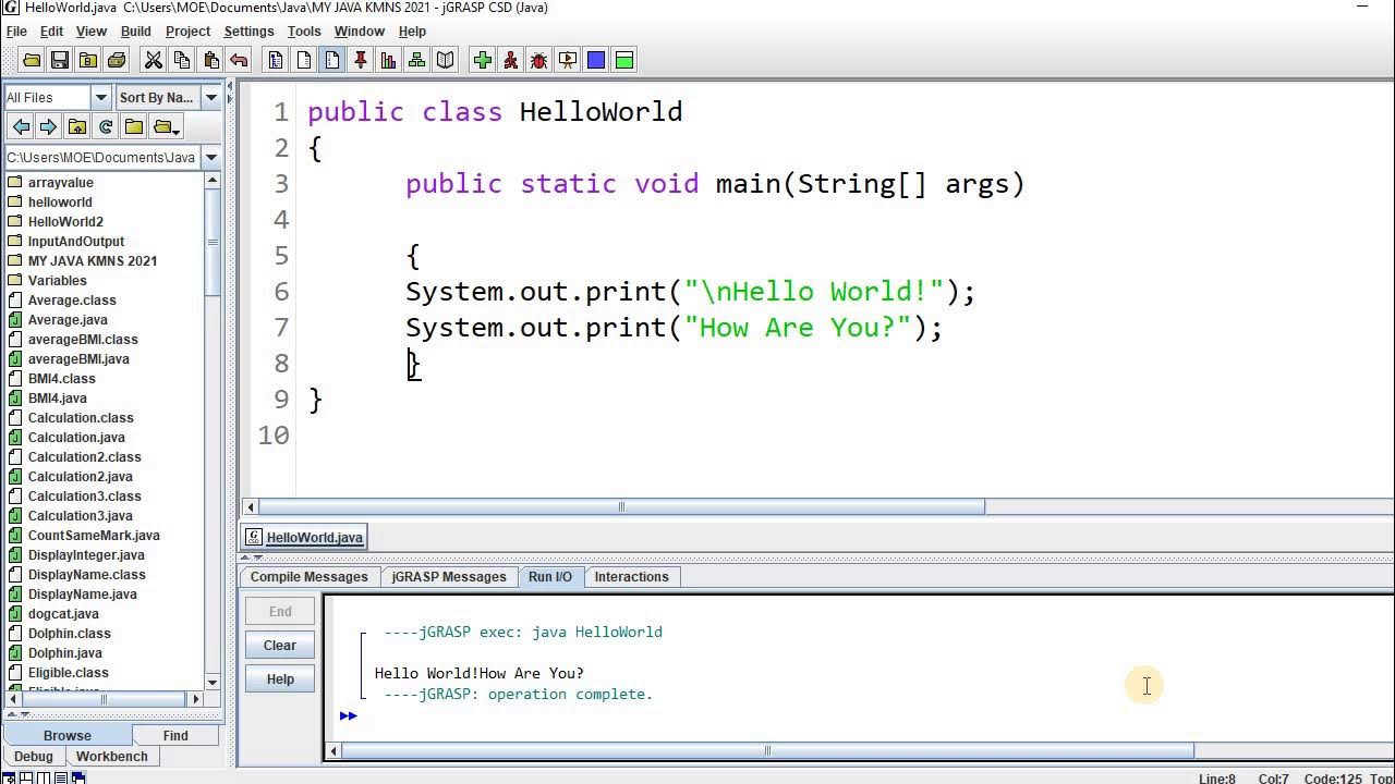 6 SAVE JAVA FILE IN FOLDER - YouTube