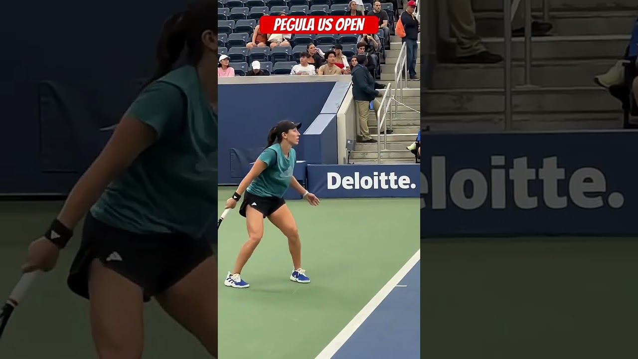 Pegula turning defence into attack 🔥 From the back foot to the front foot during US Open practice