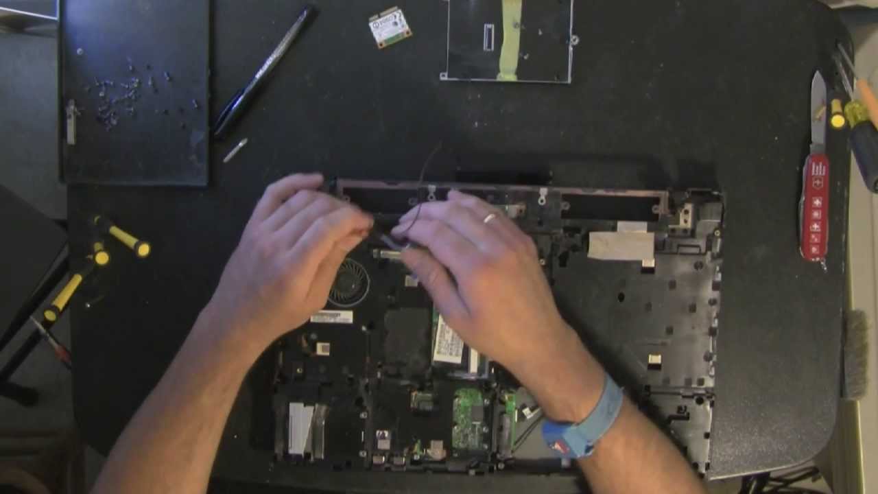 Hp Probook 4510s Laptop Take Apart Disassemble How To Open Video Disassembly Youtube